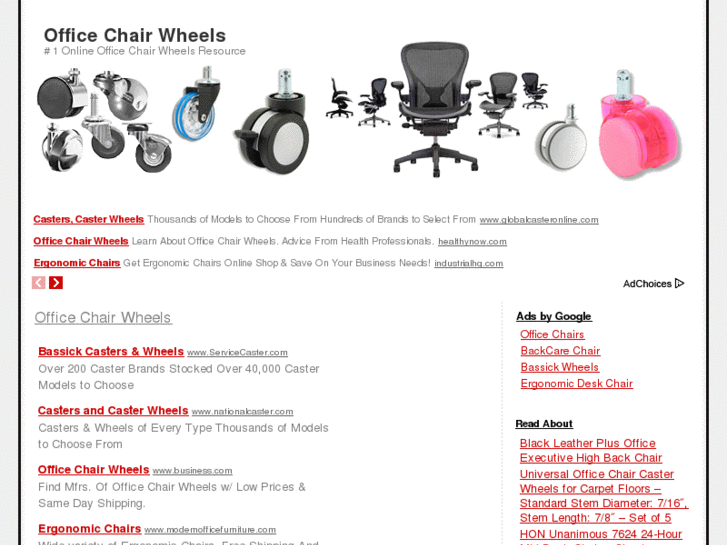 www.officechairwheels.net