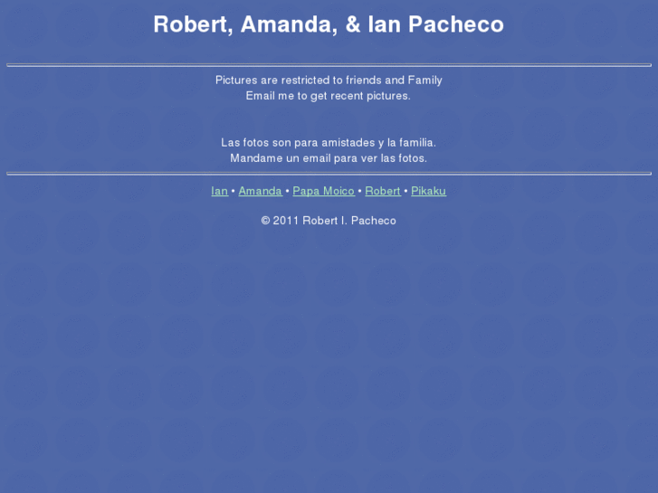 www.robertandamandapacheco.com