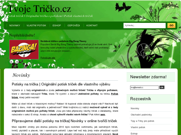 www.tvojetricko.cz