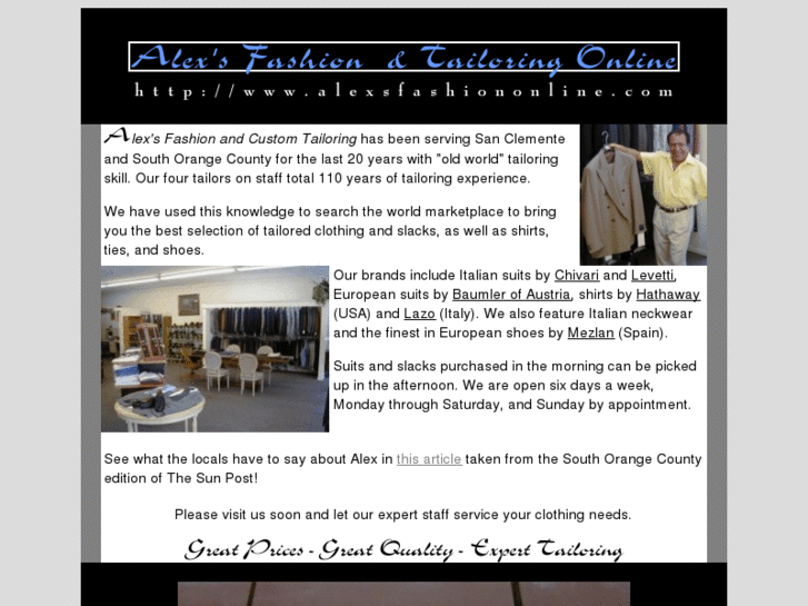 www.alexsfashiononline.com