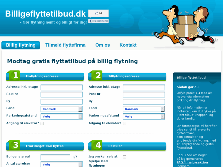 www.billigeflyttetilbud.dk