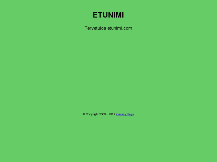 www.etunimi.net