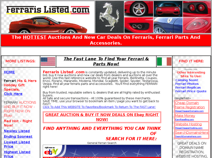 www.ferrarislisted.com