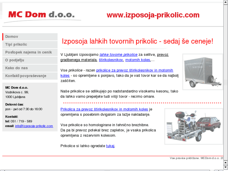 www.izposoja-prikolic.com