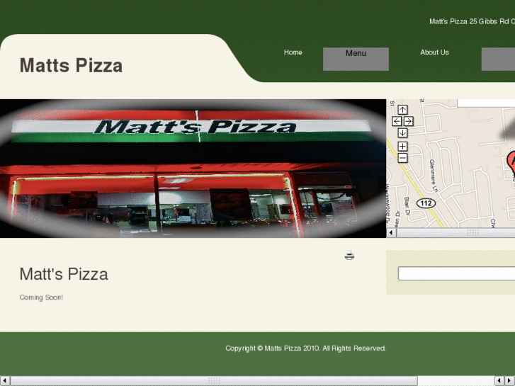 www.mattspizzacoram.com