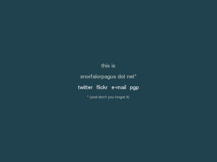 www.snorfalorpagus.net