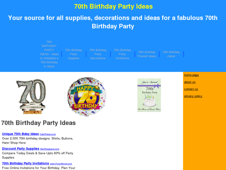 www.70thbirthdaypartyideas.info