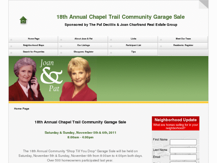 www.chapeltrailgaragesale.com