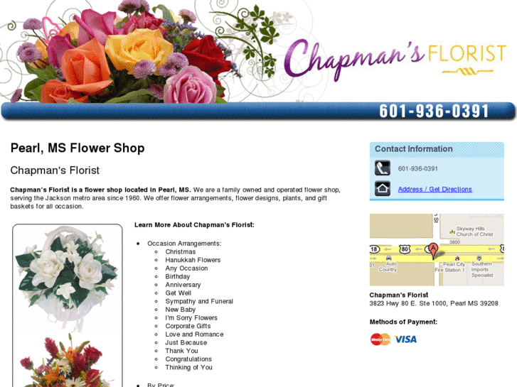 www.chapmansfloristms.com