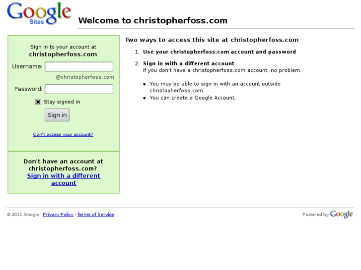 www.christopherfoss.com