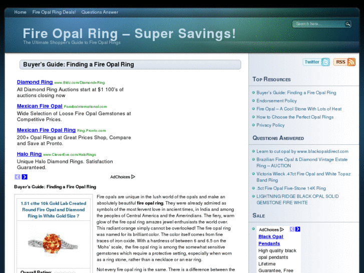 www.fireopalring.net