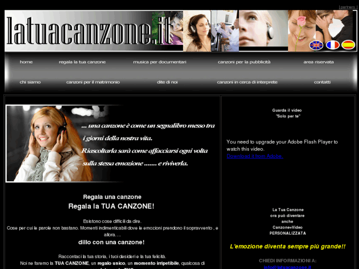 www.latuacanzone.com