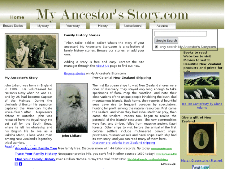 www.myancestorsstory.com