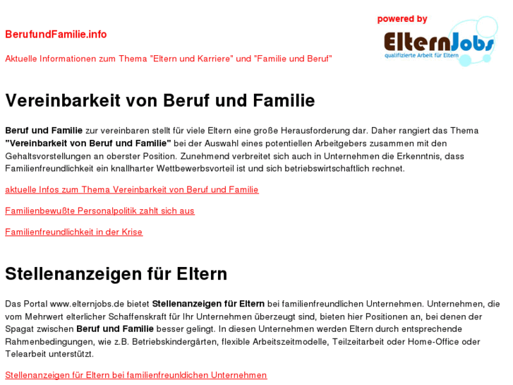 www.berufundfamilie.info