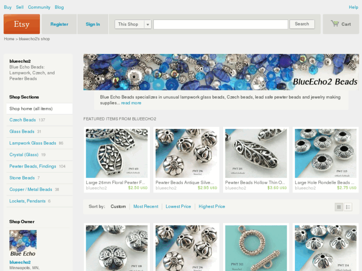 www.blueechobeads.com