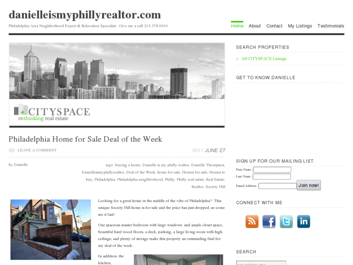 www.danielleismyphillyrealtor.com