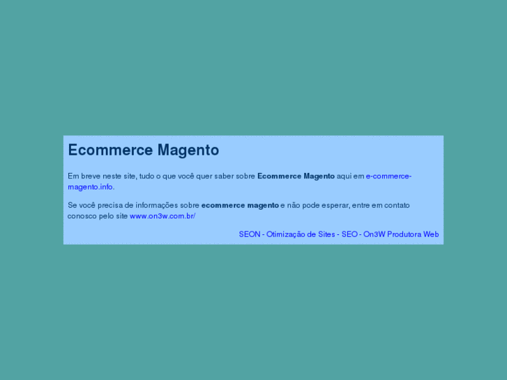 www.e-commerce-magento.info