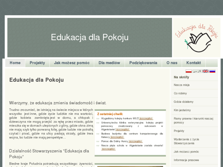 www.edukacjadlapokoju.org