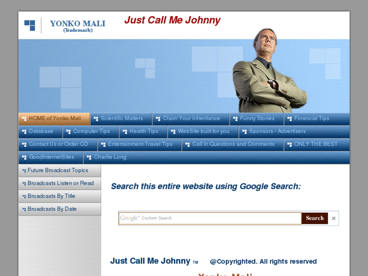 www.justcallmejohnny.com