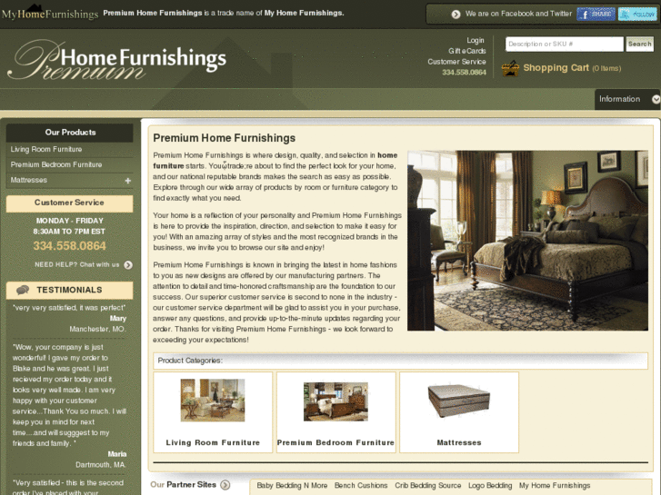 www.premiumhomefurnishings.com