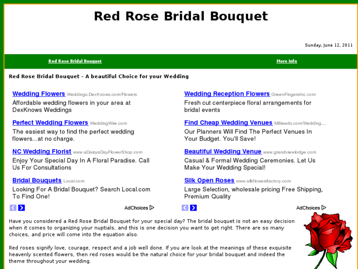 www.redrosebridalbouquet.com