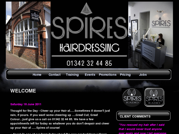 www.spireshairdressing.com