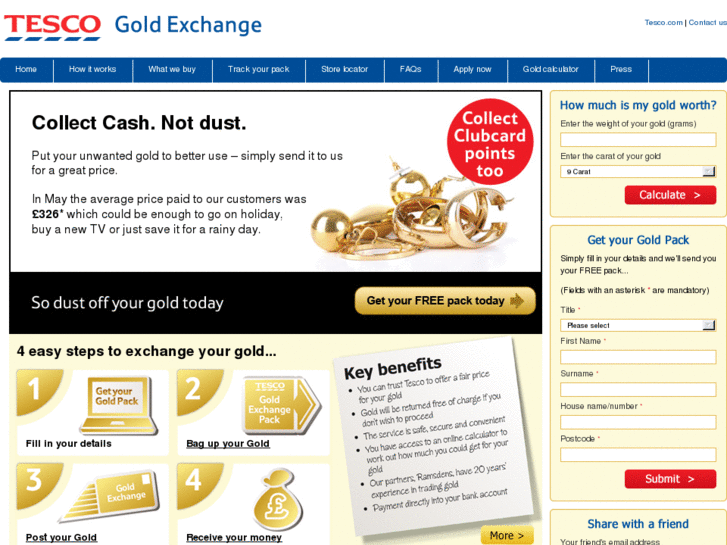 www.tescogoldexchange.com