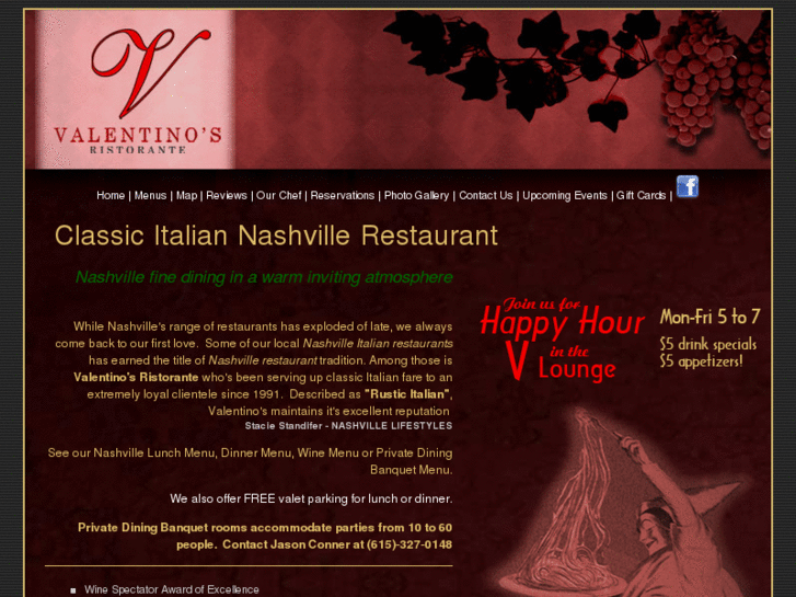 www.valentinosnashville.com