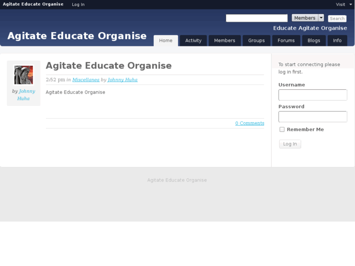 www.agitateeducateorganise.com