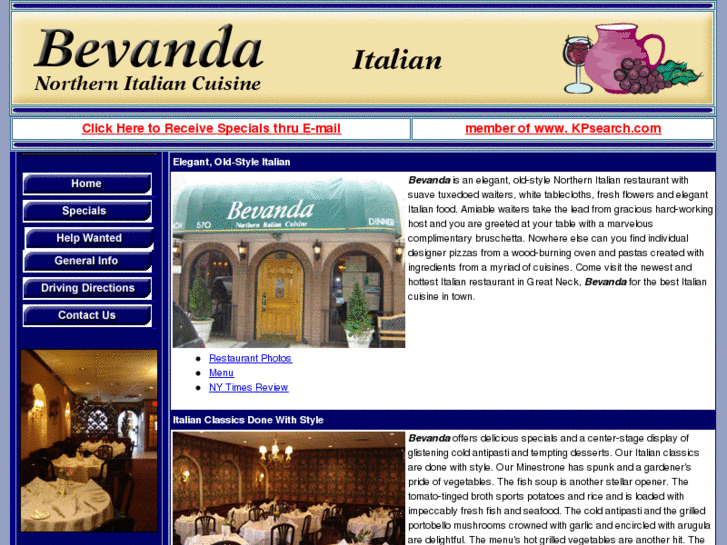 www.bevandarestaurant.com