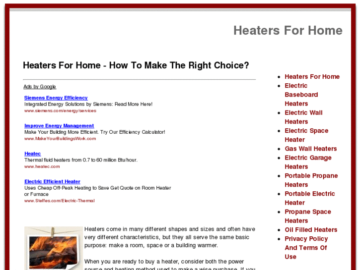 www.heatersforhomeideas.com