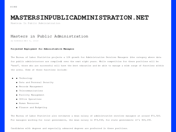 www.mastersinpublicadministration.net