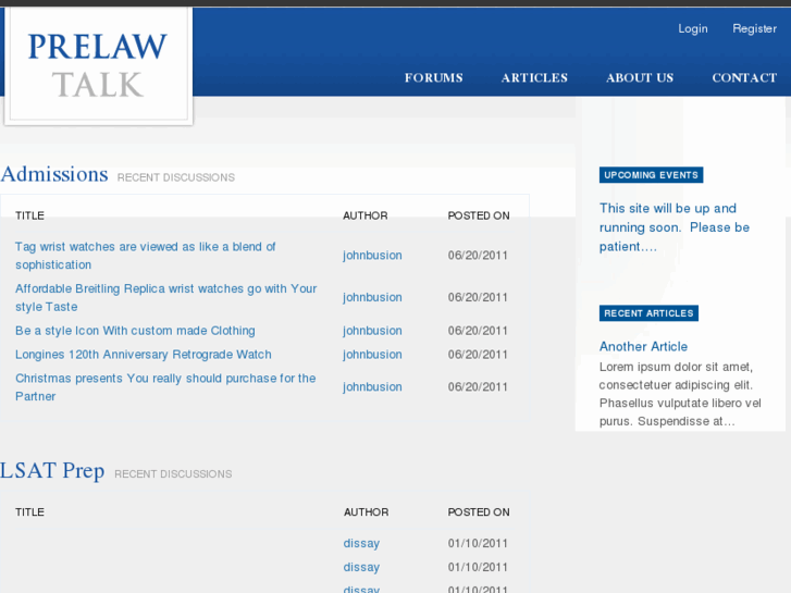 www.prelawtalk.com