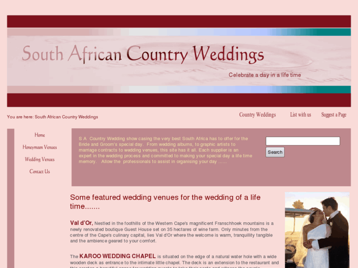 www.sacountrywedding.co.za