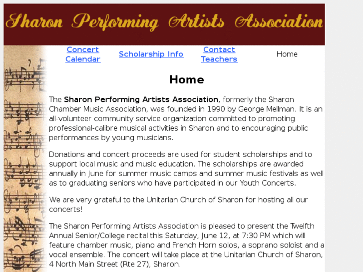 www.sharonperformingartistsassociation.org