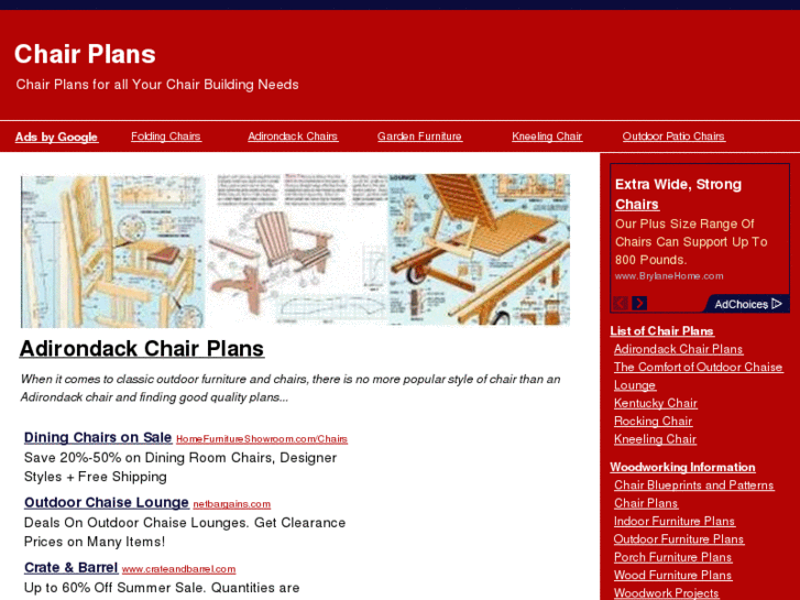 www.chairplans.org