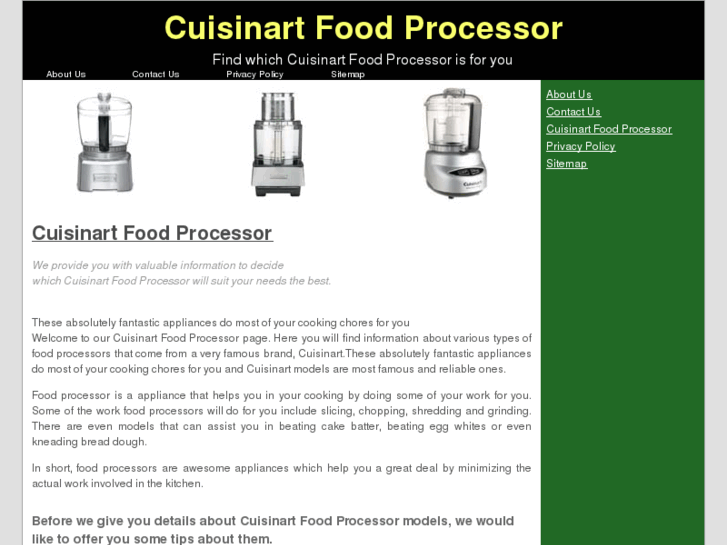 www.cuisinartfoodprocessor.org