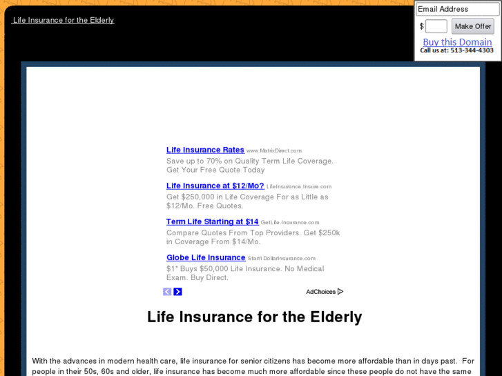 www.lifeinsurancefortheelderly.com