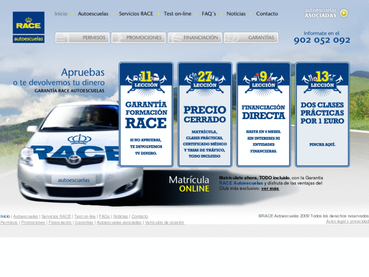 www.raceautoescuelas.com