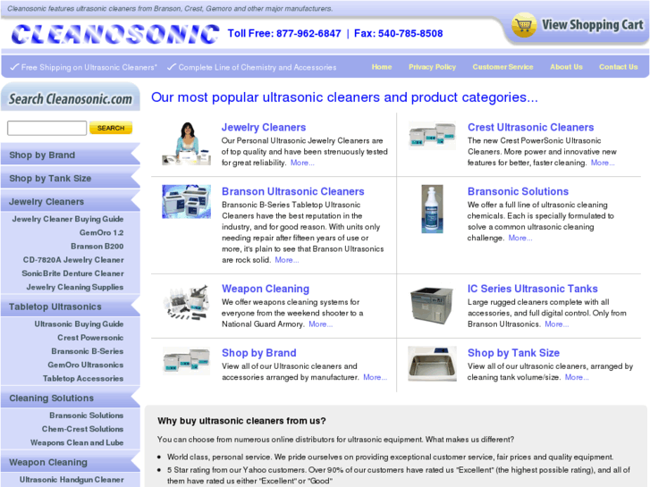 www.cleanosonic.com