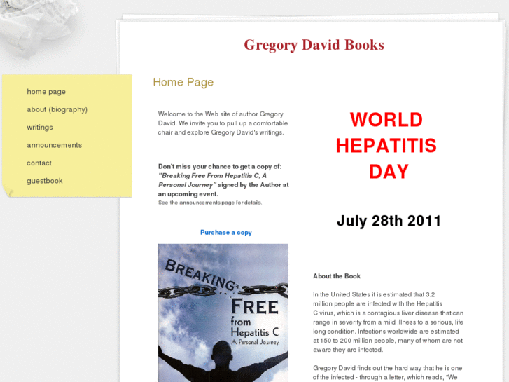 www.gregorydavidbooks.com