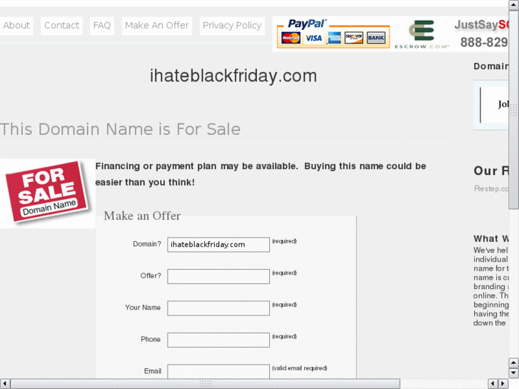 www.ihateblackfriday.com