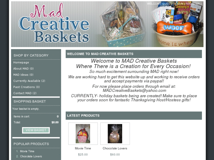 www.madcreativebaskets.com