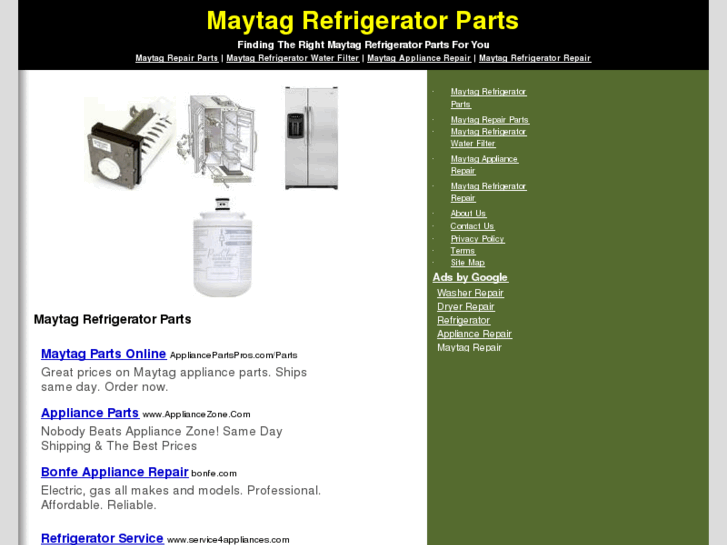 www.maytagrefrigeratorparts.com