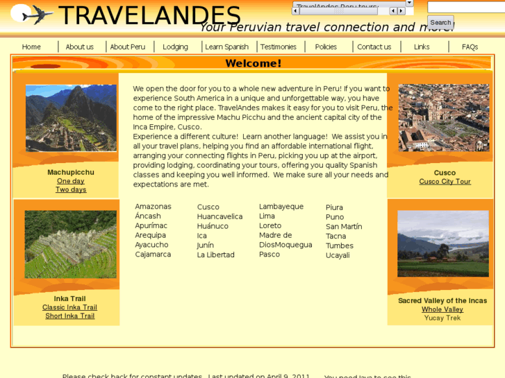 www.travelandes.com