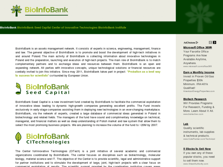 www.bioinfobank.com