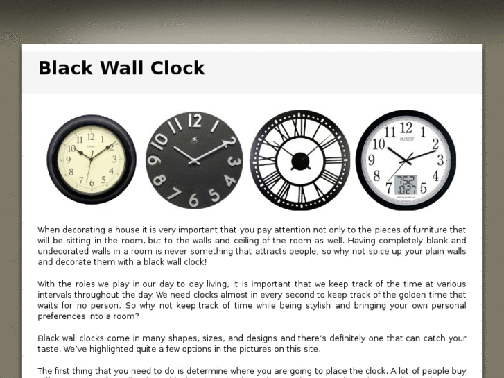 www.blackwallclocks.com