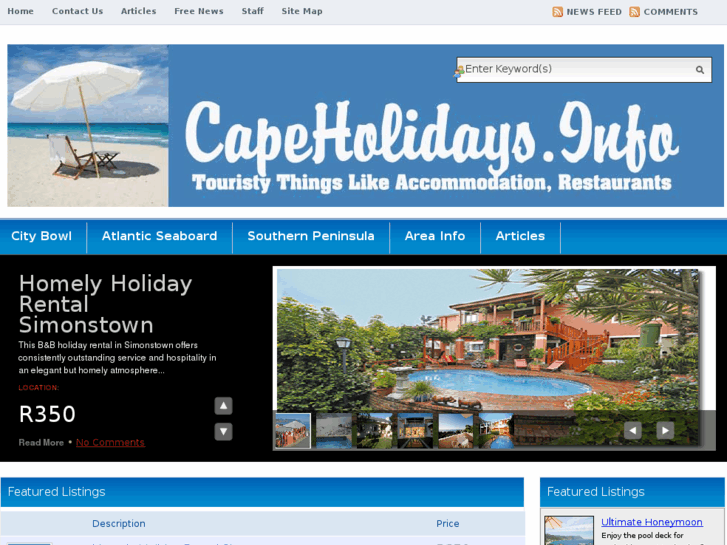 www.capeholidays.info