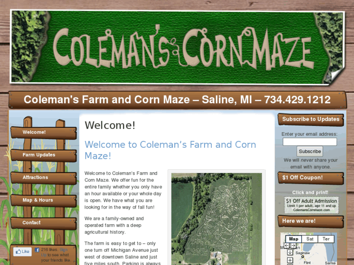 www.colemanscornmaze.com