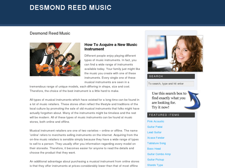 www.desmondreedmusic.com